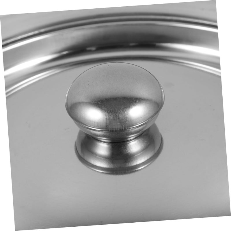 Thickened Stainless Steel Bedpan Commode Pot Lid for Elderly and Child Use - Image 4