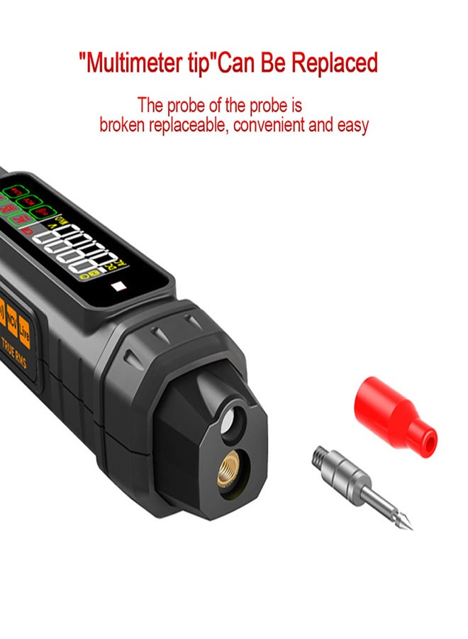 Multimeter Pen Type Digital Multimeter 4000 Counts AC/DC Voltage Tester Professional Current Meter Non-Contact Voltmeter Sensor Pen Test for Resistance Diode Continuity Capacitance Frequency Live Wire - Image 4