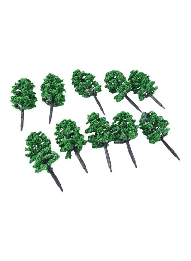NIBEMINENT 10-Piece Miniature Tree Model Set 