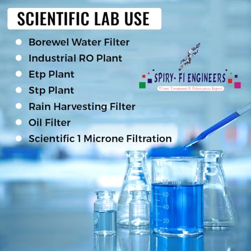 SPIRY FI ENGINEERS Dual-Stage 5 Micron & 1 Micron Water Filter Bag ? 4" Dia x 20" Length for Industrial Filtration Efficiency - Image 3
