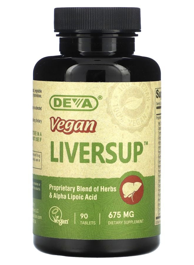 Deva Vegan Liversup 675 mg  90 Tablets - Image 1
