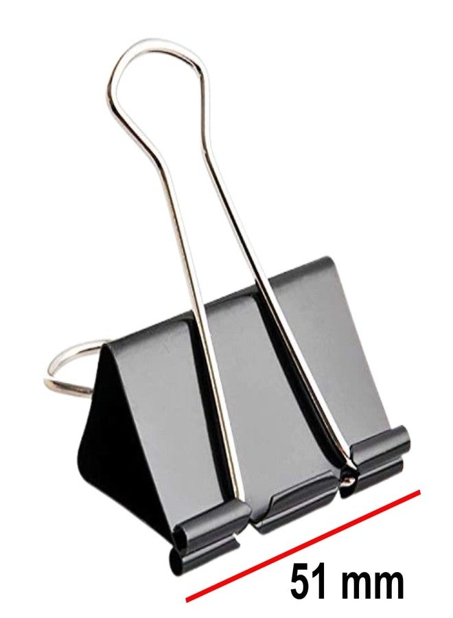 IMPRINT Binder Clips | 51 mm | Jumbo Size | 15 Pieces Packed in Reusable PET Jar - Image 4