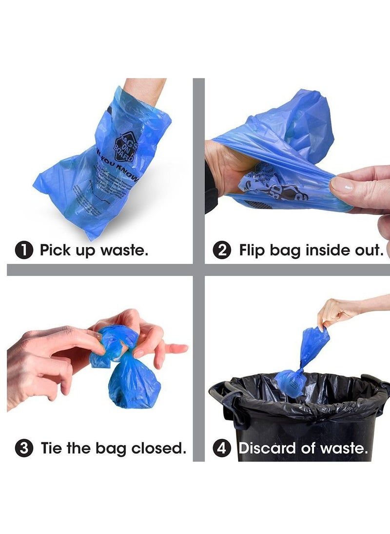 BAGS ON BOARD Dog Bags Dispenser Bone Blue(30 bags)  - Image 3