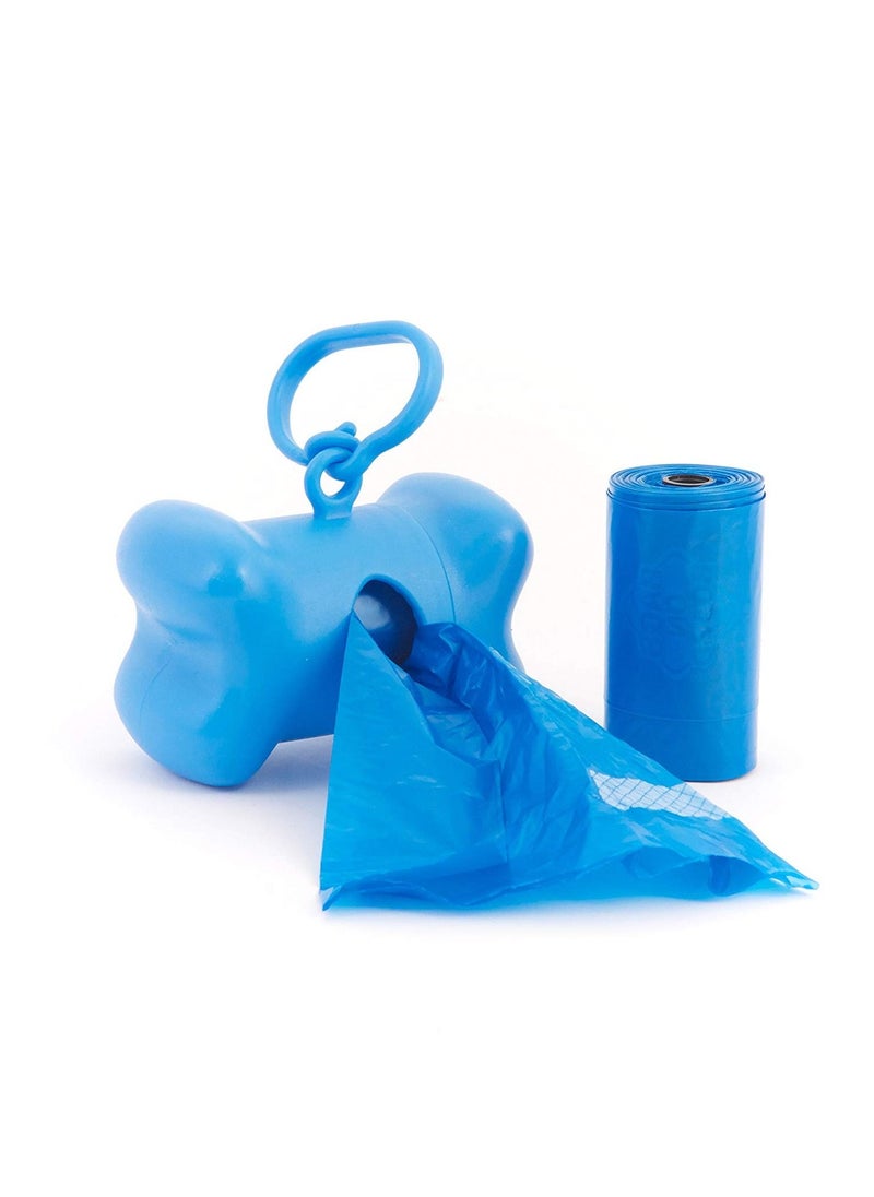 BAGS ON BOARD Dog Bags Dispenser Bone Blue(30 bags)  - Image 2