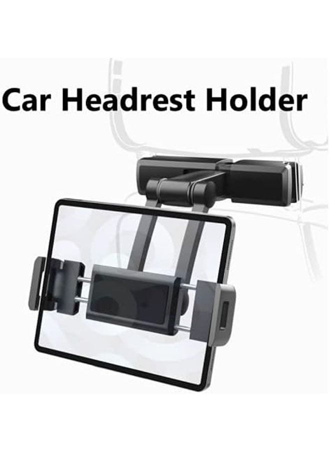 Car phone Holder Mount, Tablet Holder for Car Headrest, Backseat Holder with 360 Degree Rotation, Headrest Tablet Mount for Apple iPad All 4.7 to 12.3 inch Devices