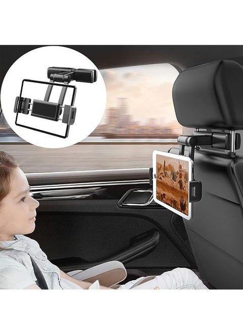 Car phone Holder Mount, Tablet Holder for Car Headrest, Backseat Holder with 360 Degree Rotation, Headrest Tablet Mount for Apple iPad All 4.7 to 12.3 inch Devices