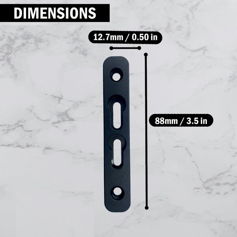 Gotical Store -2 Slot M- L O K to K e y m o d Adapter-3” Long & 0.5” Wide Converts - Image 2
