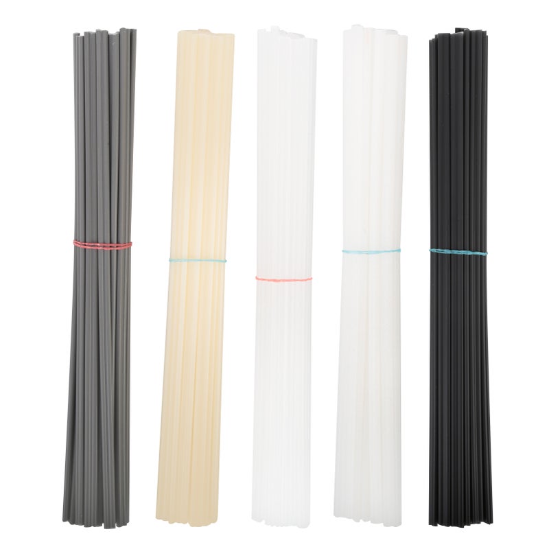 100 قضيب لحام بلاستيكي من أنواع ABS/PP/PVC/PE للحام بلاستيك ضربات السيارة/الهواء الساخن - Image 1