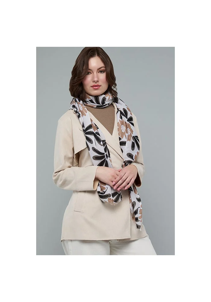 R&b  Floral Print Scarf, 180X85cm for Women | Best Price UAE