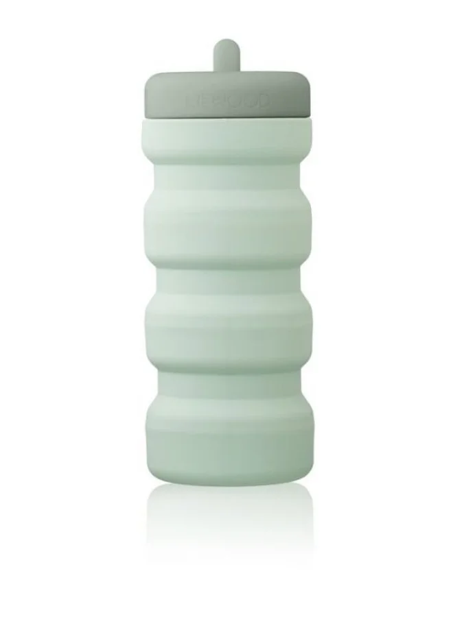Liewood Wilson Foldable Bottle - Dusty mint / Faune green
