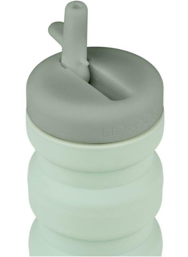 Liewood Wilson Foldable Bottle - Dusty mint / Faune green - Image 2