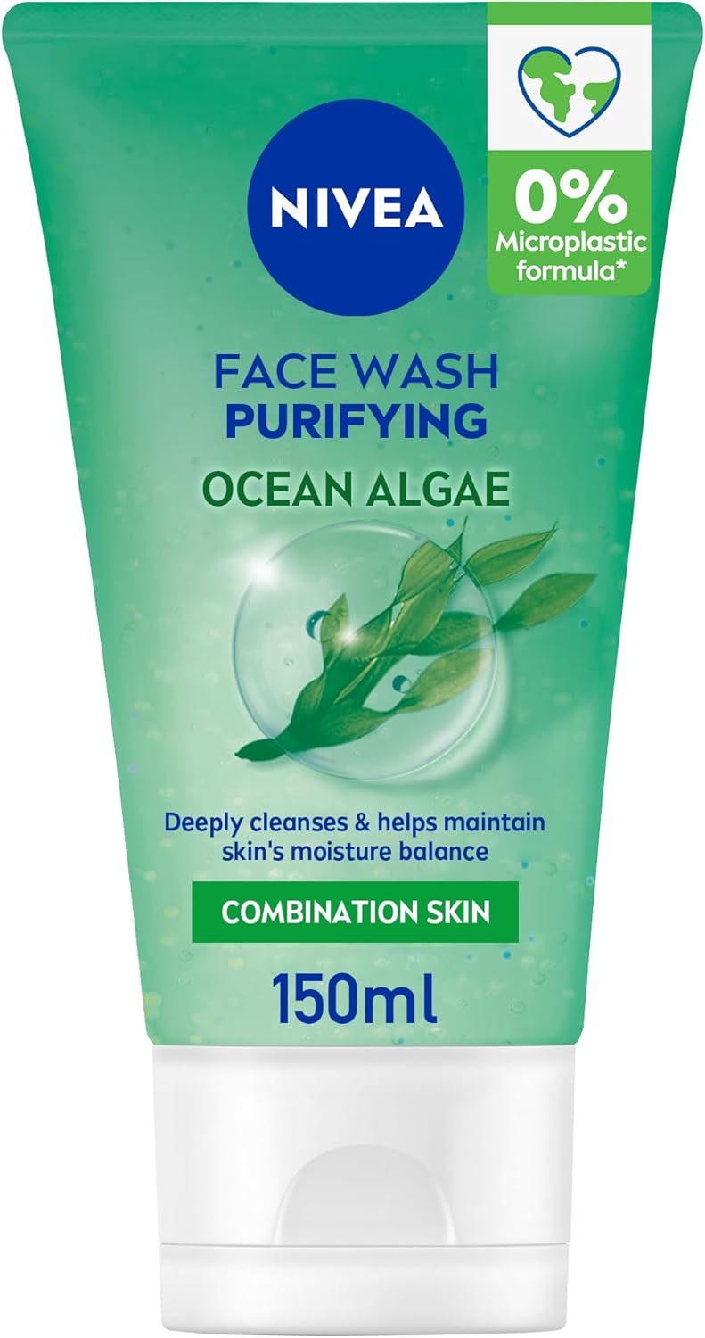 NIVEA Purifying Face Wash with Ocean Algae - 150ml - Image 1