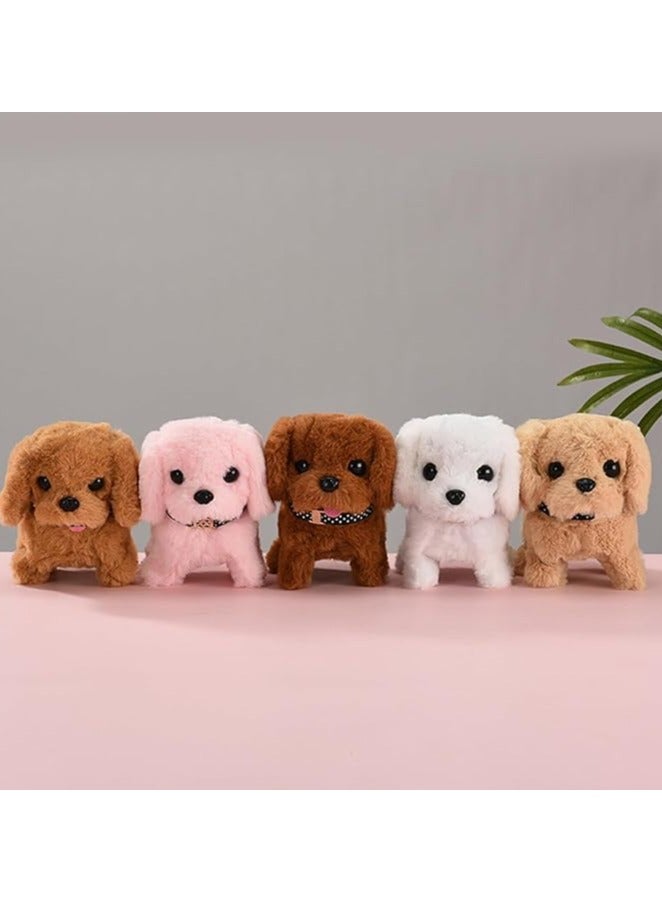 Cute Walking & Barking Plush Puppy Toy for Kids – Realistic Movement & Sounds, Soft Cuddle-Friendly Design – Perfect Birthday Gift for Girls, Boys & Toddlers – Battery Operated – Color May Vary - Image 1