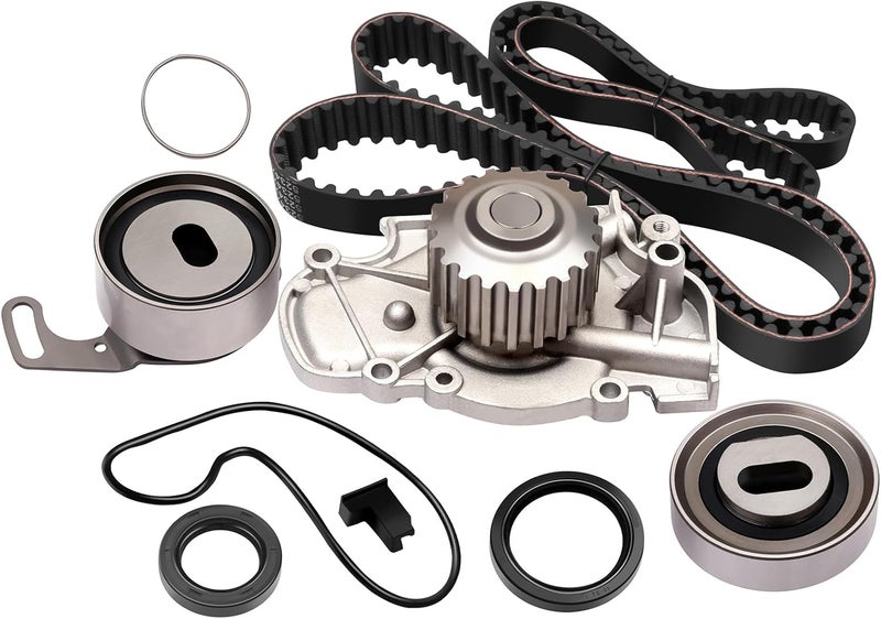 OCPTY Timing Belt Kit including timing Belt water pump with gasket tensioner bearing etc, Compatible for 90 91 92 93 94 95 96 97 Honda Accord/95 96 97 Honda Odyssey/96 97 Isuzu Oasis - Image 1