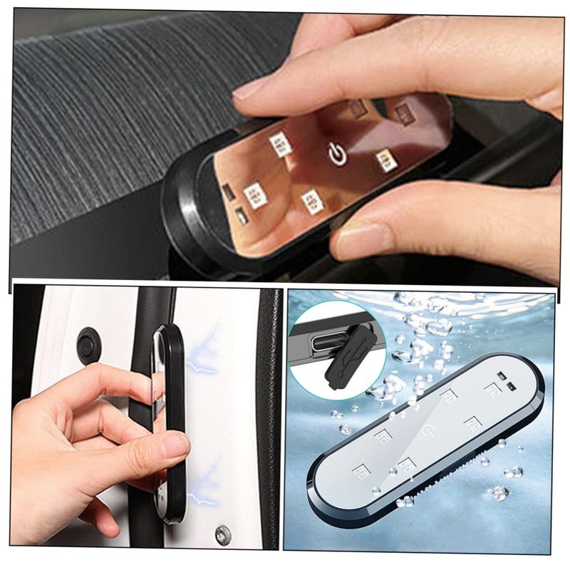 Ciieeo Led Car Door Sill Lights Red Blue Magnetic Fit Easy Install For Vehicles - Image 4