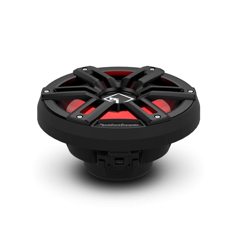 Rockford Fosgate M2D2-10SB Color Optix 10" DVC 2-Ohm Multicolor LED Lighted Marine Subwoofer for Sealed Enclosure - Black/Stainless - Image 3