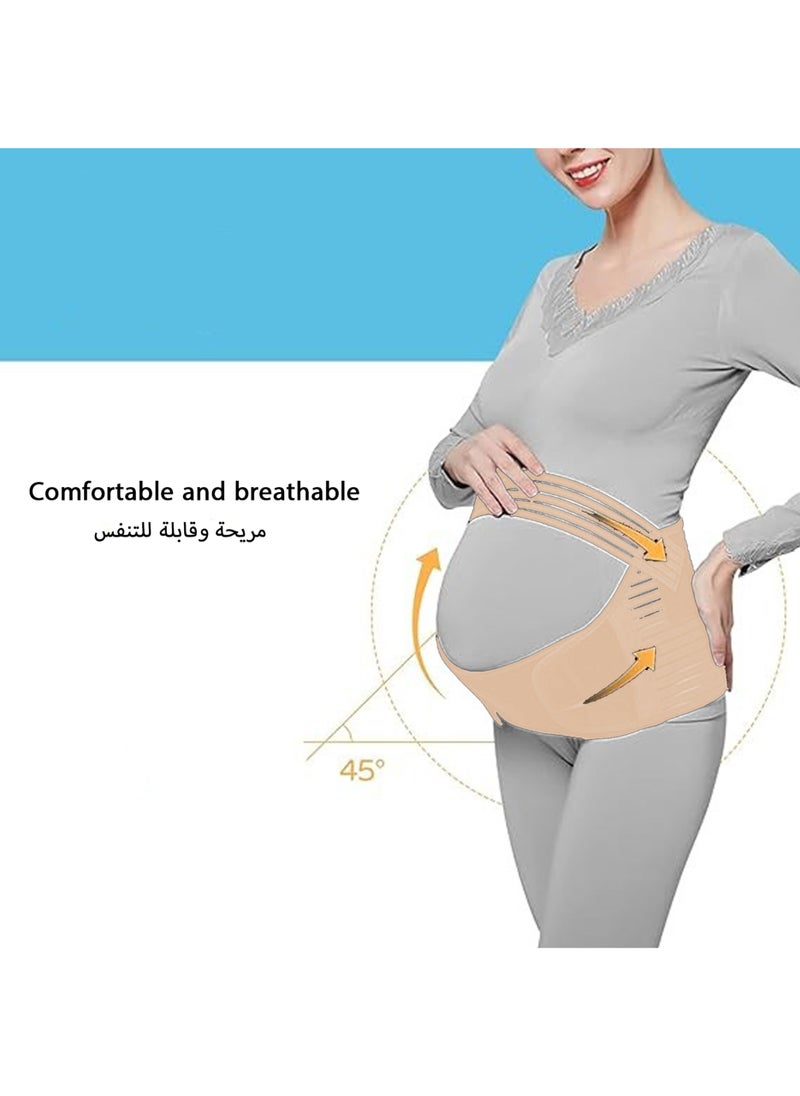 Jourvent - 3 in 1 Maternity Belly Band , Breathable and Comfortable, Abdominal Support Belt, Adjustable , Tummy Tuck Sling , Pelvic Support Belt - Image 1