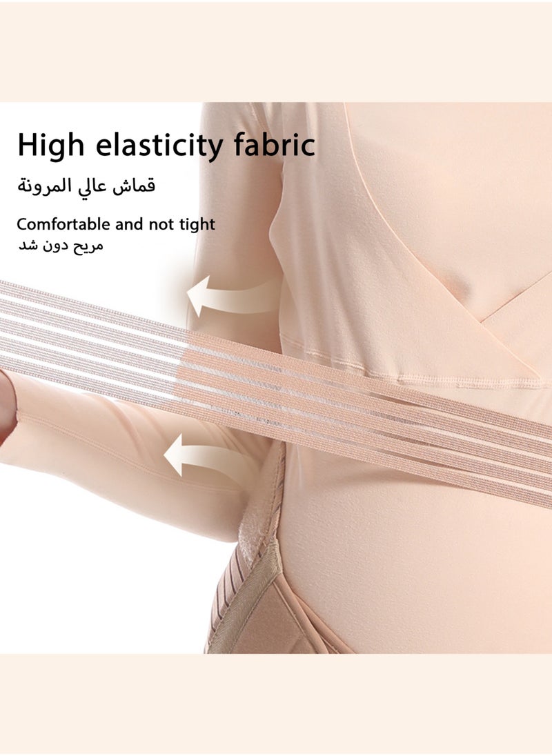 Jourvent - 3 in 1 Maternity Belly Band , Breathable and Comfortable, Abdominal Support Belt, Adjustable , Tummy Tuck Sling , Pelvic Support Belt - Image 1