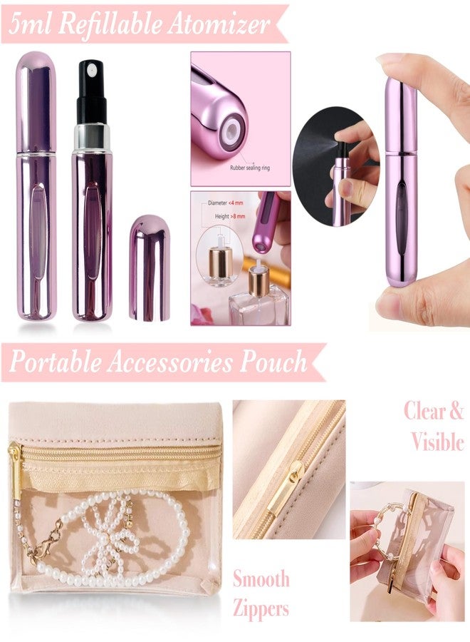 ARK Survivor Women's Wedding Emergency Travel Kit 45 Essential Items for Brides Bridesmaid All-In-One Daily Beauty Style Set With Makeup Brushes (Sakura Pink) - Image 4