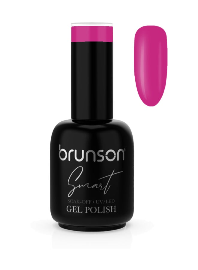 brunson Smart Gel Polish 15ml – Glossy Shine Finish, Long-Lasting UV Soak Off Gel Nail Paint, Chip-Resistant, Salon Quality for Nail Art, French Manicure & Pedicure Extensions - Image 1