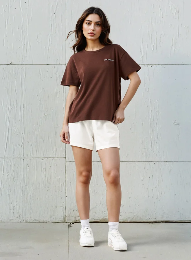 Lee Cooper Lee Cooper T-shirt Regular Fit with Logo Print Cotton