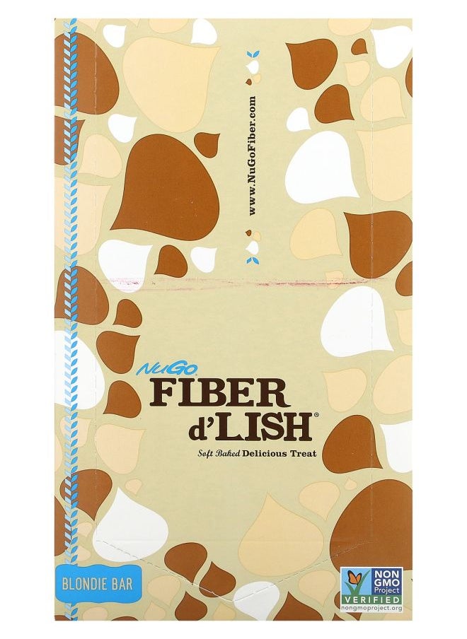 NuGo Fiber d' Lish Blondie Bar 16 Bars 1.6 oz (45 g) Each 
