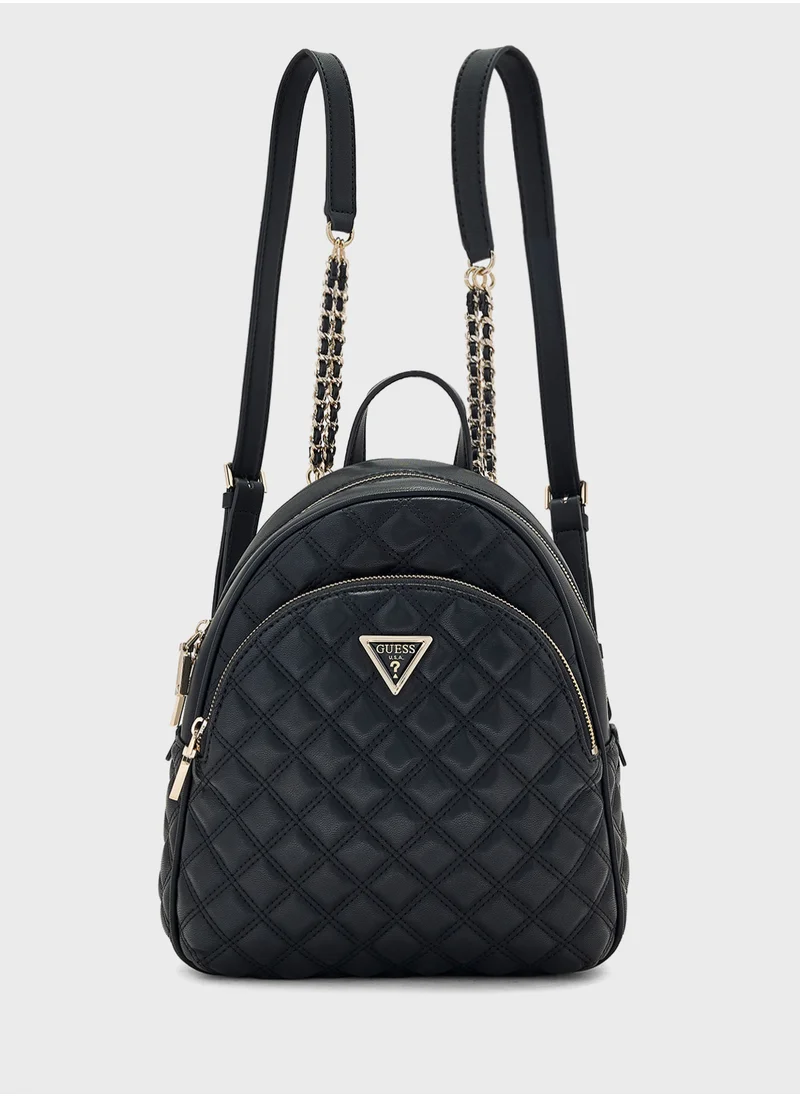 GUESS Giully Dome Chain Detailed Backpack