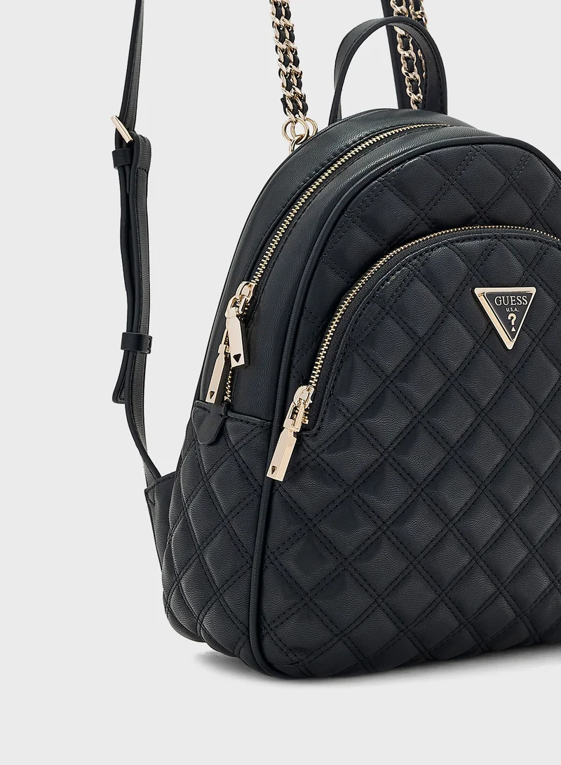 GUESS Giully Dome Chain Detailed Backpack