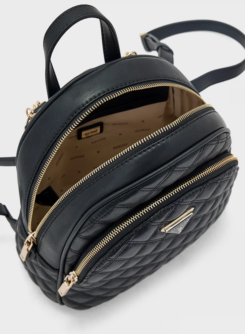 GUESS Giully Dome Chain Detailed Backpack