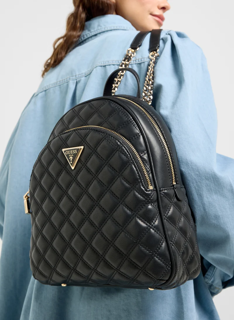 GUESS Giully Dome Chain Detailed Backpack
