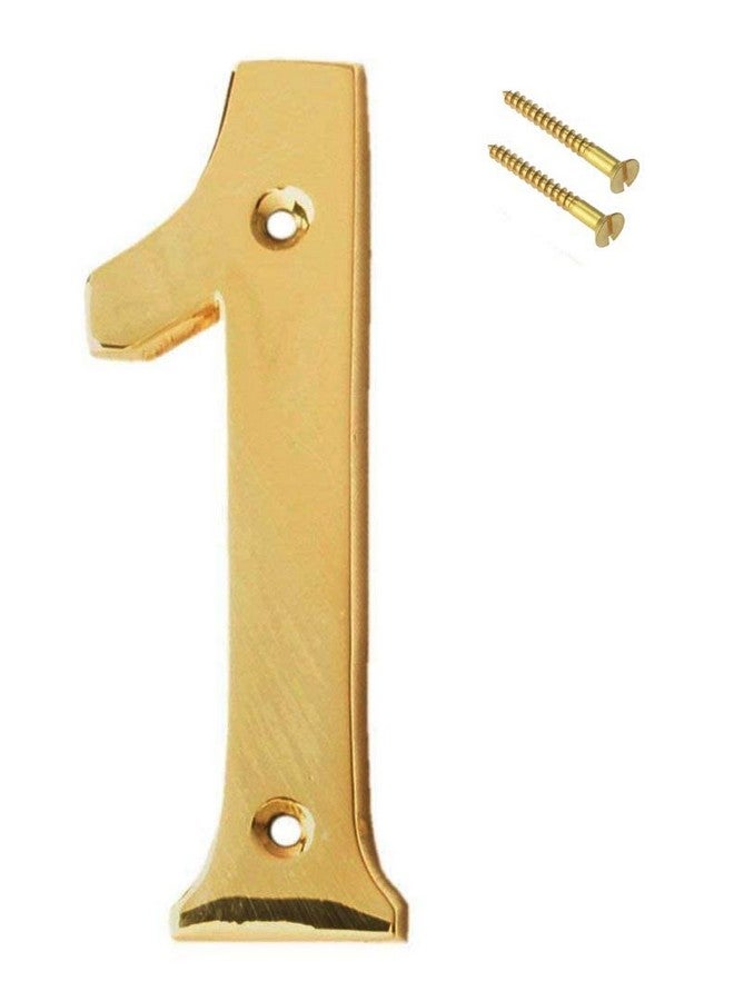 eSplanade 4" Brass House Hotel Door Number 0-9 (1 (one) - Image 2