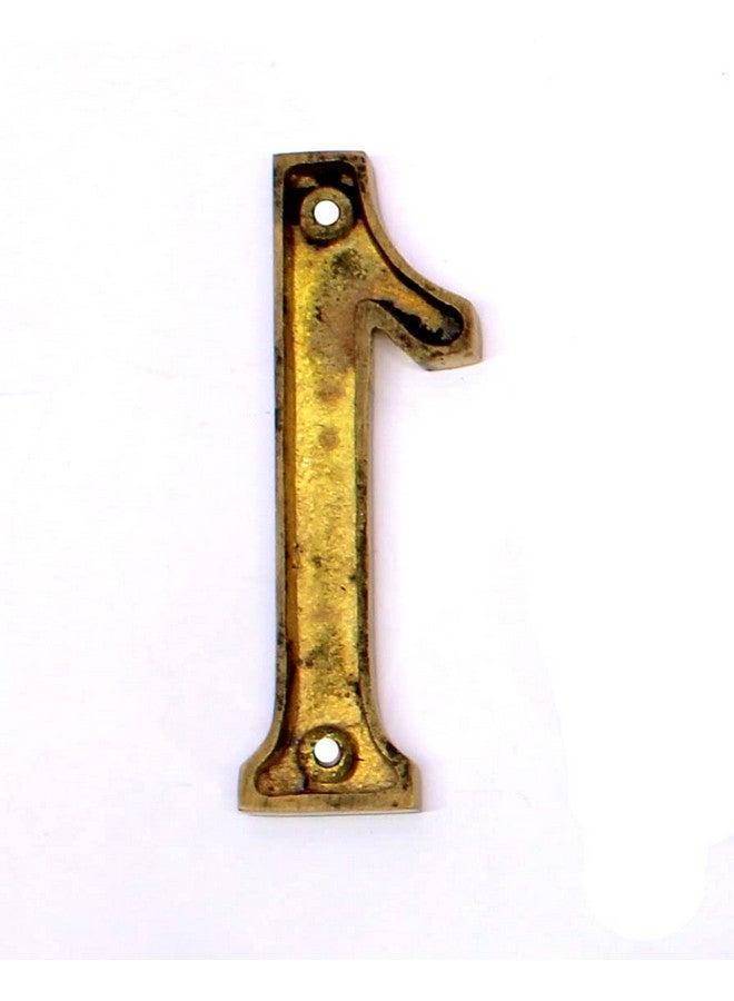 eSplanade 4" Brass House Hotel Door Number 0-9 (1 (one) - Image 5