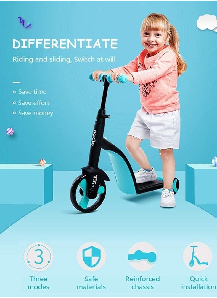 Generic - 3 Wheel 3 In 1 Scooter For Kids, Can Be Convert Into A Tricyle, A Scooter With Anti-Slip Surface, A Ride On Toys - Image 1
