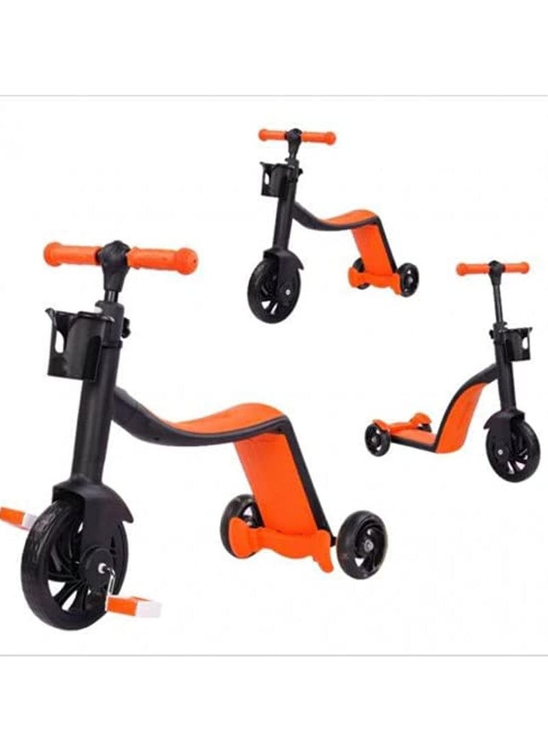 Generic - 3 Wheel 3 In 1 Scooter For Kids, Can Be Convert Into A Tricyle, A Scooter With Anti-Slip Surface, A Ride On Toys - Image 1