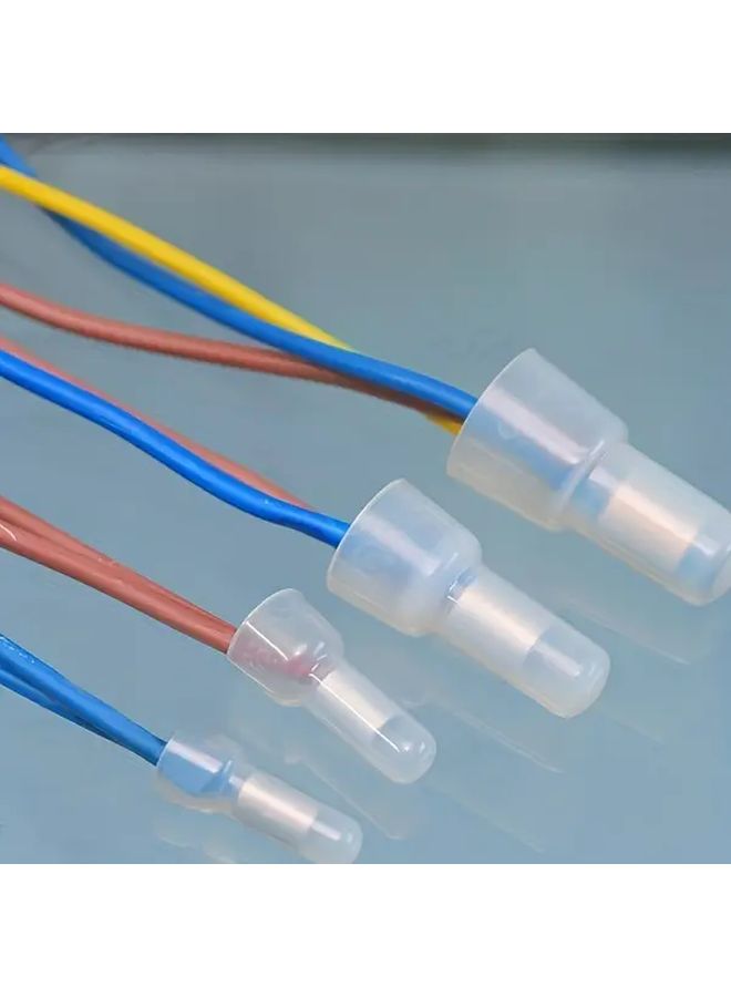 100Pcs CE5 Male Female Wire Connectors With Color Coded Tips Blue Pink Yellow - Image 4