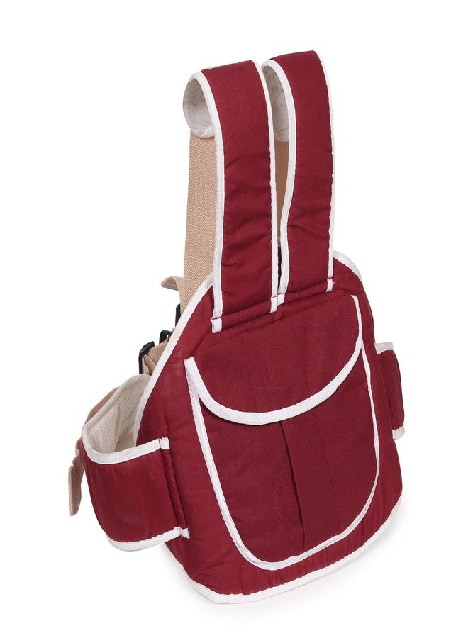 MELVIS Kids Safety Belt for Two Wheeler with Reflective Strips, Portable Seat Belt Children Motorcycle Harness for Motorcycle Bike, Adjustable Safety Harness for Boys Girls (2-12years) (Maroon) - Image 3