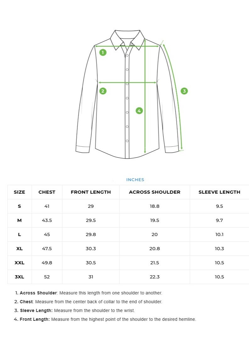 THE BEAR HOUSE Shirt for Men | Slim Fit, Short Sleeve, Casual & Formal Wear | Soft, Breathable Fabric for Office, Everyday, & All-Season Use in Classic & Trend - Image 3