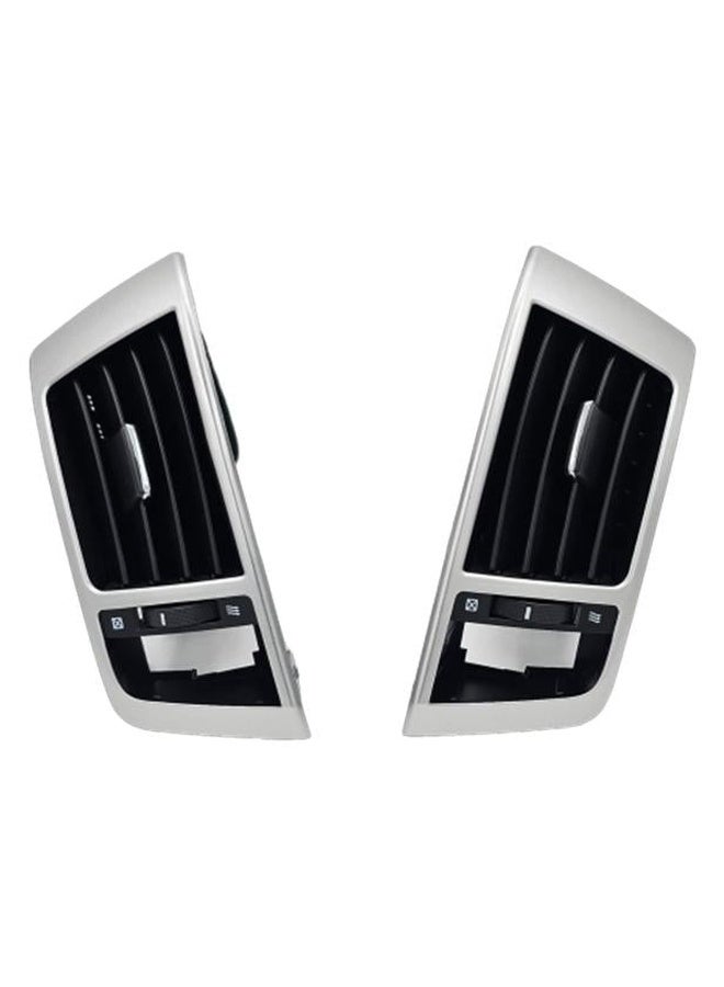 نيو ام اس ديكور ريش مكيف لاندكروزر وسط 2008 2009 2010 2011 2012 2013 2014 2015 - الفضي - Image 1