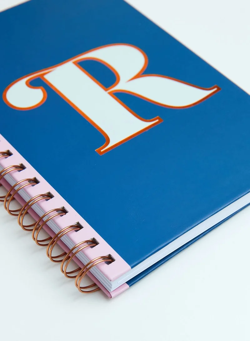 AURORA A5 Reversible English & Arabic Monogram Notebook - R