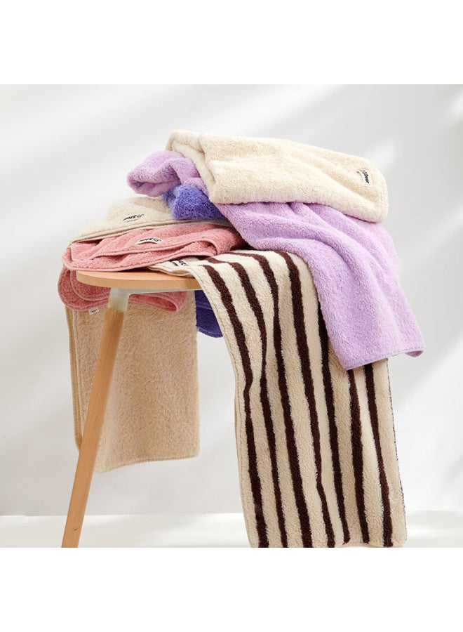 Sunvim Fudi Home Textiles × Jdear Self-developed, Pure Cotton Class A Towel, 200g Thickened Soft Absorbent, Beige - Image 1