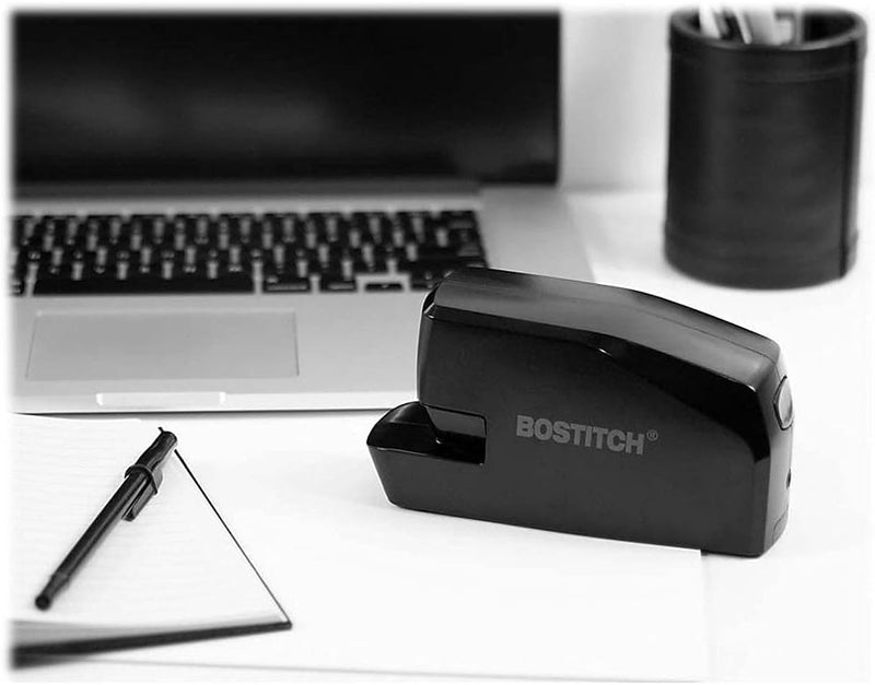 Bostitch Office Portable Electric Stapler, 20 Sheets, AC or Battery Powered, Black (MDS20-BLK) - Image 2