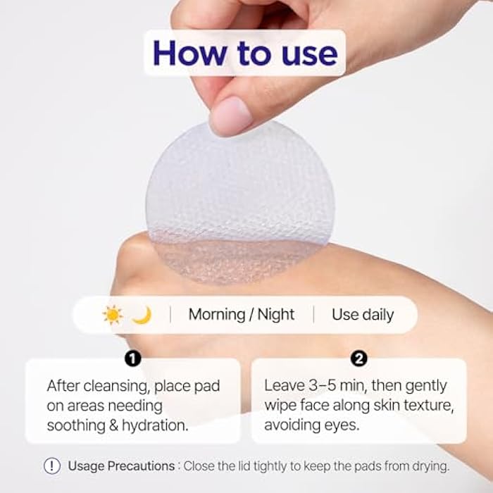PONGDANG Dewy Glow Azulene Gel Toner Pad | Cooling Calm | Korean Gel Toner Pads with Guai Azulen, Chamomile | Soothing, Radiance & Uneven Skin Tone | Korean Skin Care - Image 5