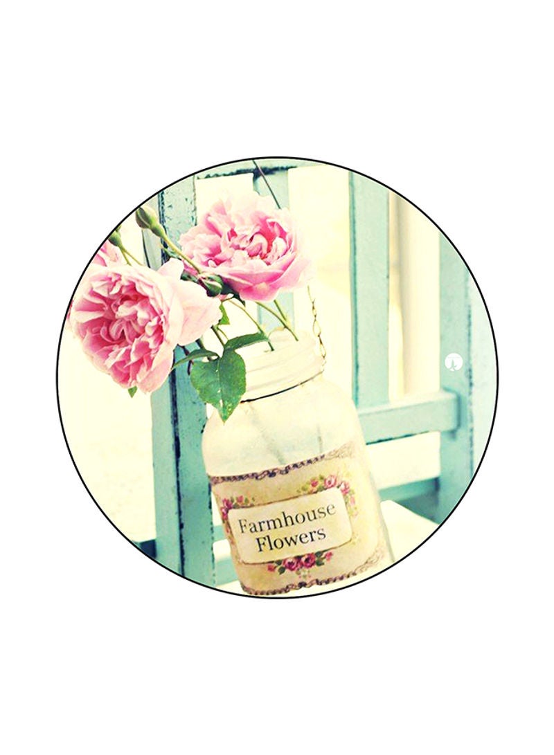 RKN Art Printed Round Mouse Pad Multicolour