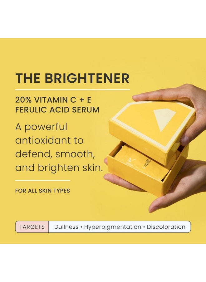 Timeless Skin Care - Vitamin C Serum With Vitamin E & Ferulic Acid - 20% Vitamin C Brightening Serum - Face Serum For Oily & Dry Skin - Fragrance-Free Serum For Skin Care - 28 Single-Use Pouches - Image 1