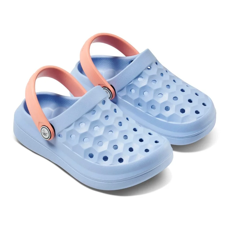 Joybees Solid Frozen Fjord/ Peach Kids Varsity Clog  | Best Price UAE
