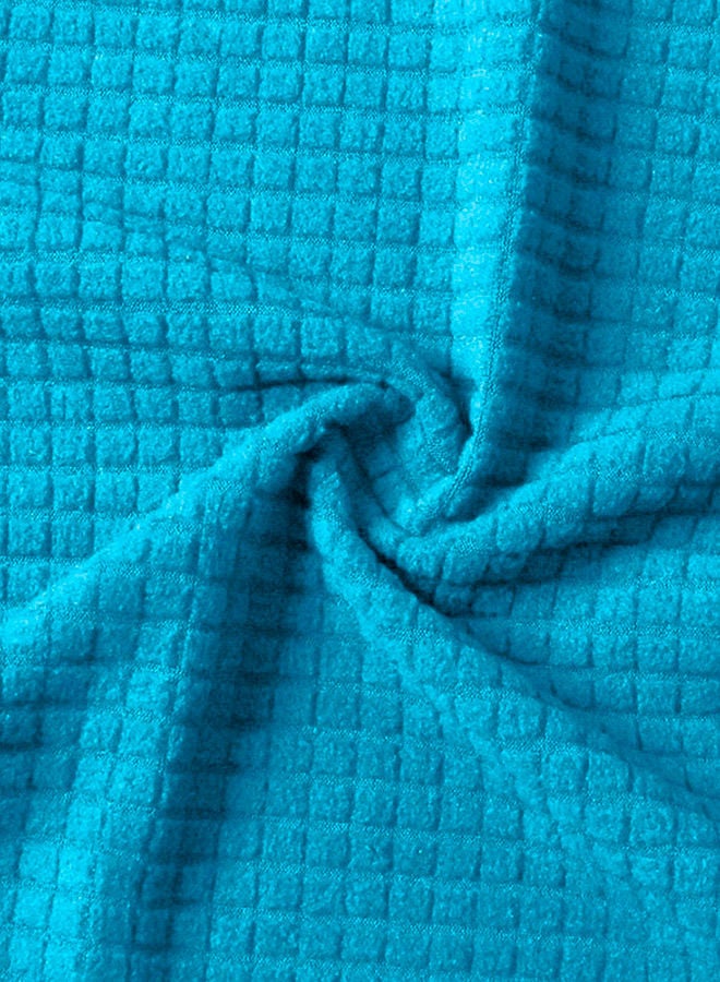 NIBEMINENT Anti-Slip Soft Sofa Cover Lake Blue 38x9x27centimeter - Image 4