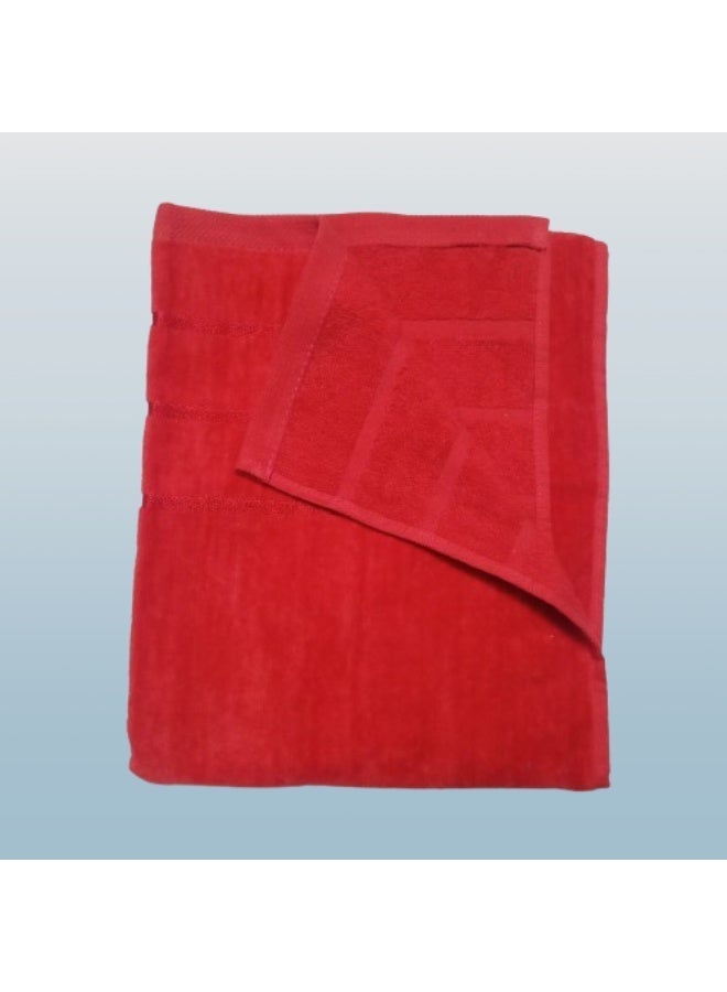 High-quality 3-piece towel set (one side cotton, one side velvet), 50x100 cm - Image 3