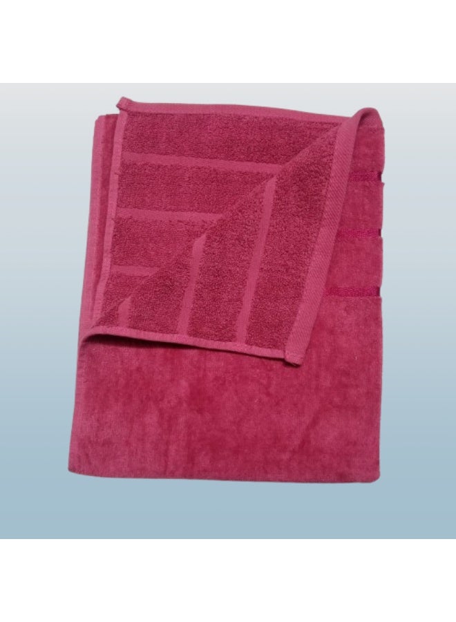 High-quality 3-piece towel set (one side cotton, one side velvet), 50x100 cm - Image 4