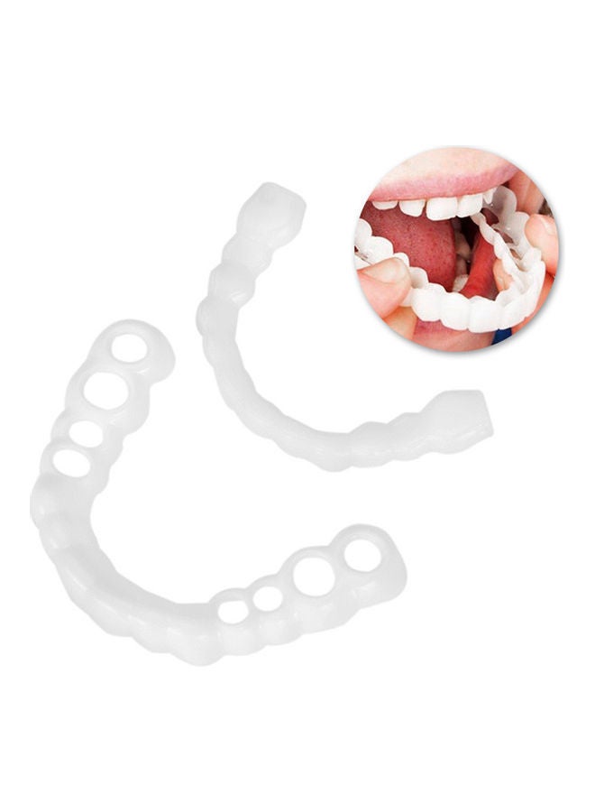 Teeth Whitening Fake Dentures Dental Accessories Disposable Braces Mouth Tray Colorful 7*7*7cm - Image 4