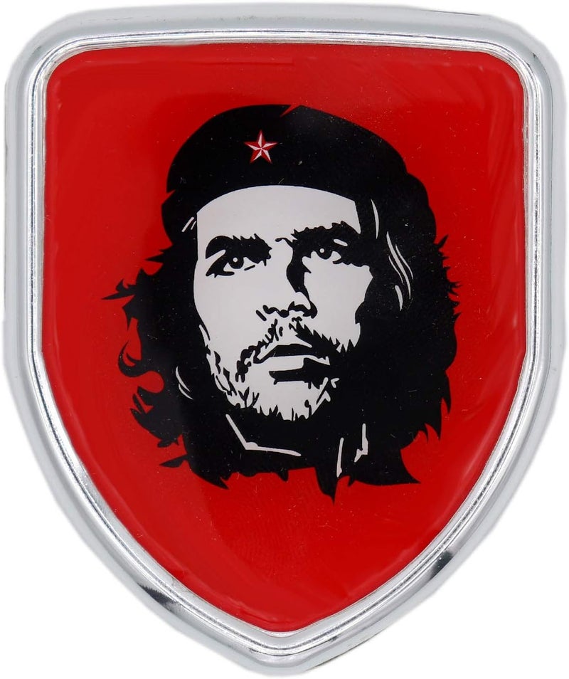 S2S Mini 3D Metal Chrome Sticker (Che Guevara 3X2.5 in) Scratch resistant - Image 1